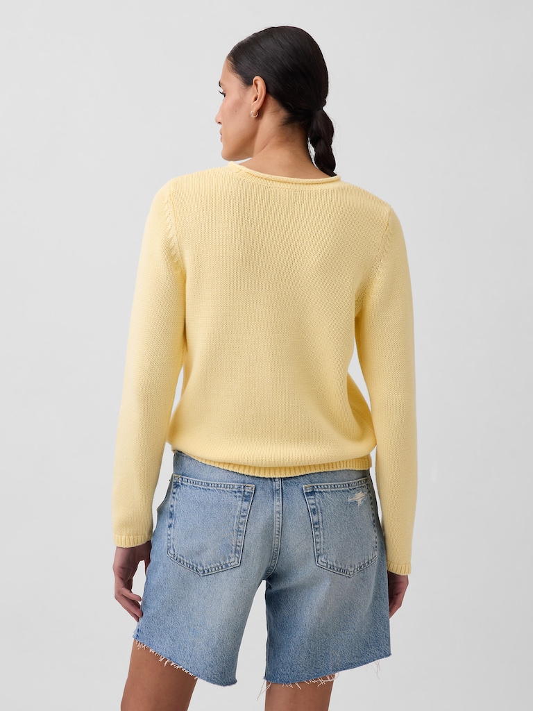 100% Cotton Rollneck Sweater