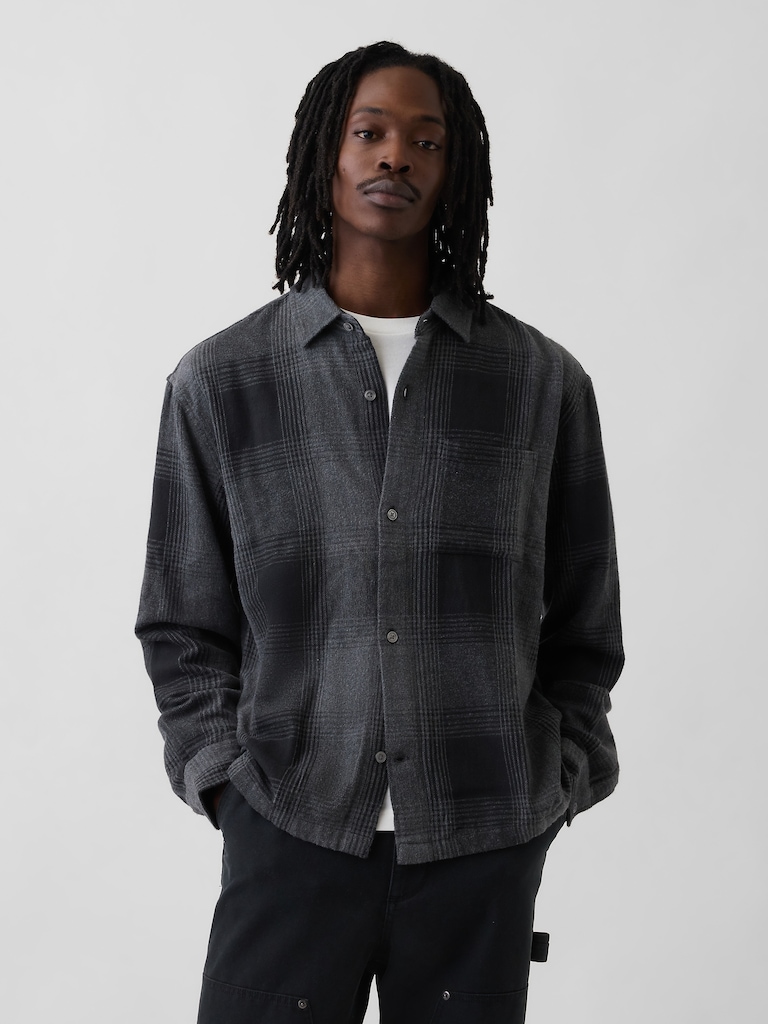 Relaxed Flannel Shirt