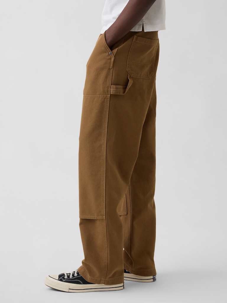 '90s Loose Canvas Double-Knee Carpenter Pants
