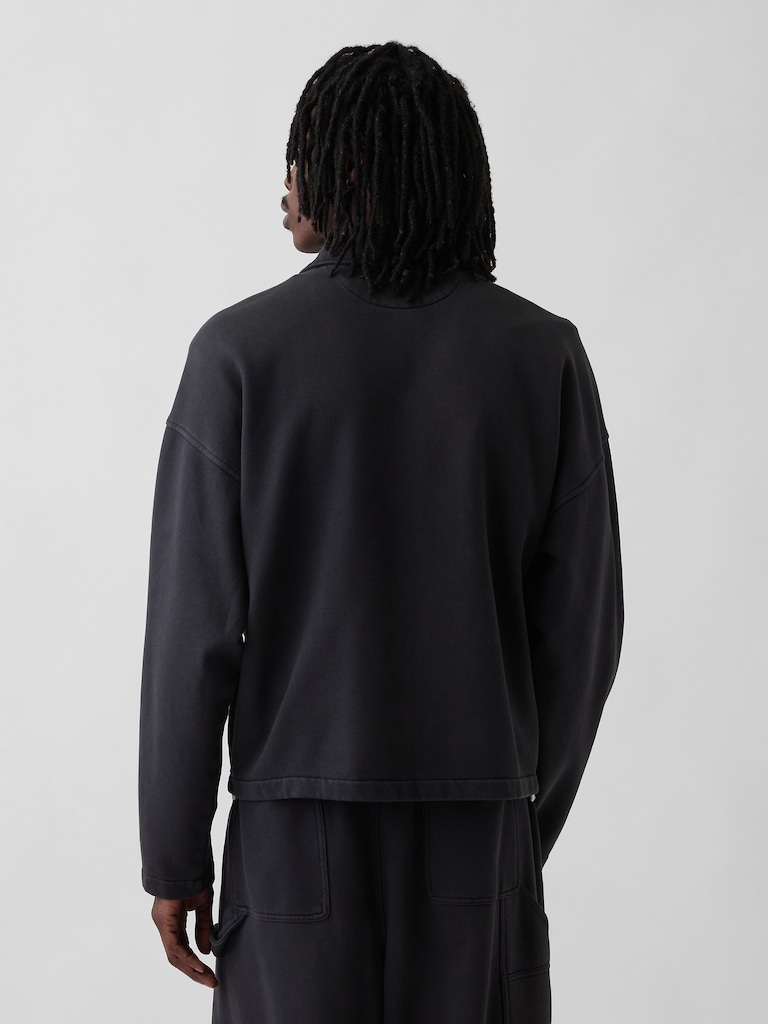 Heavyweight Oversized Zip Jacket