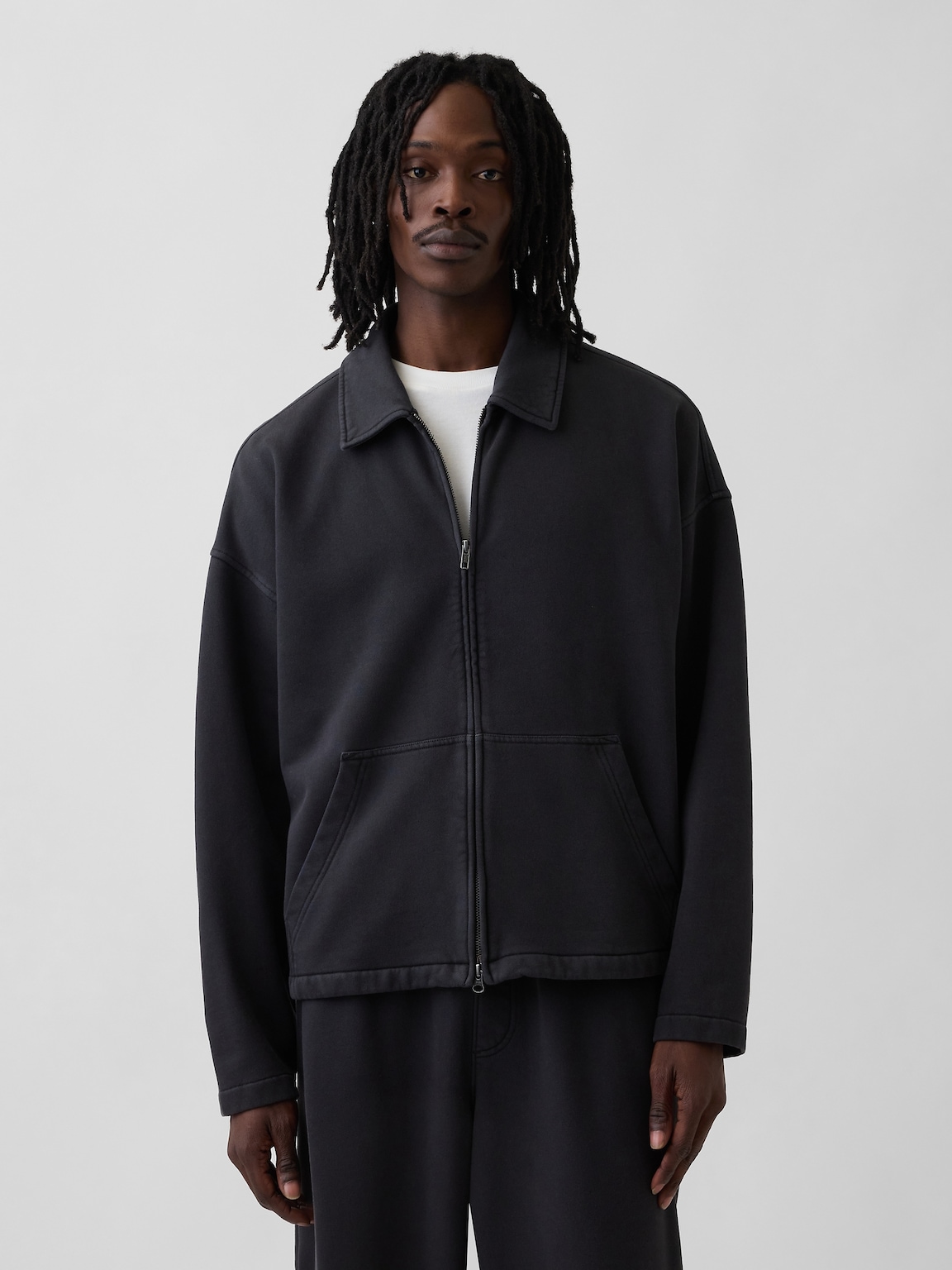Adult Heavyweight Oversized Zip Jacket