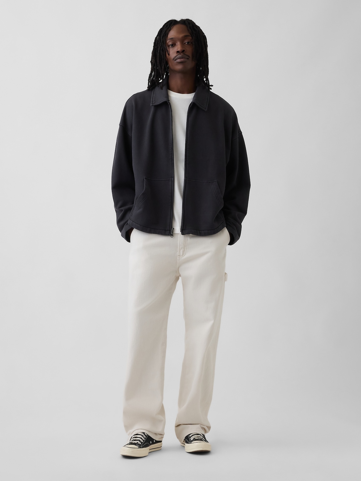 Adult Heavyweight Oversized Zip Jacket