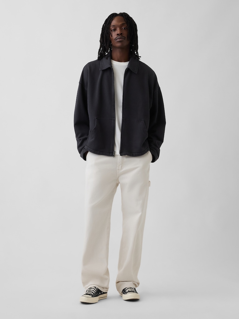 Heavyweight Oversized Zip Jacket