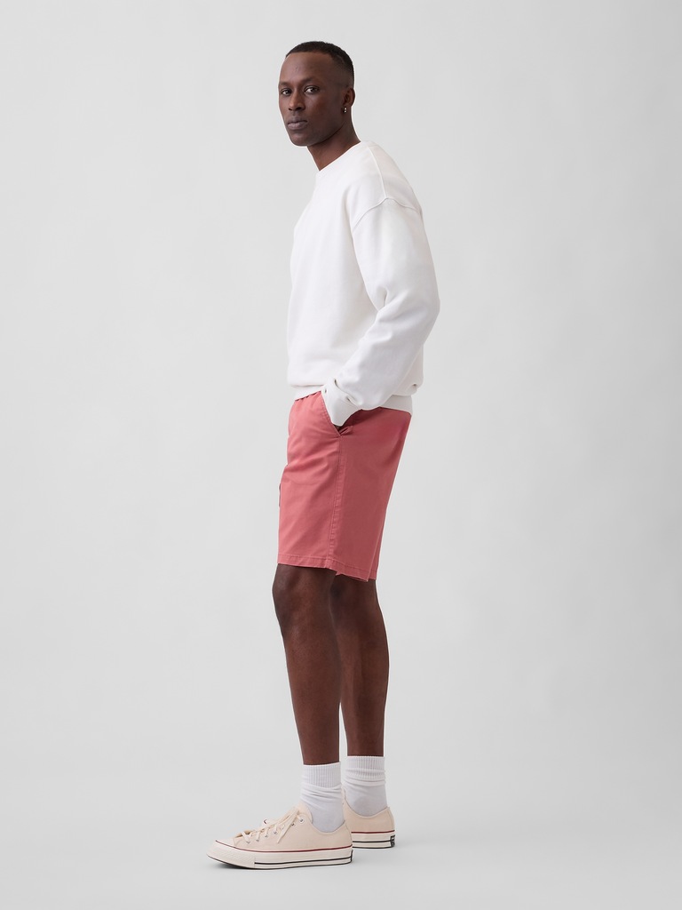 9" Essential Khaki Shorts