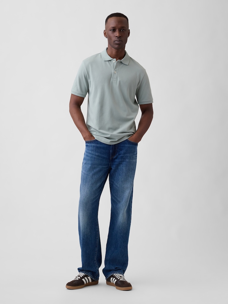 Stretch Pique Polo Shirt