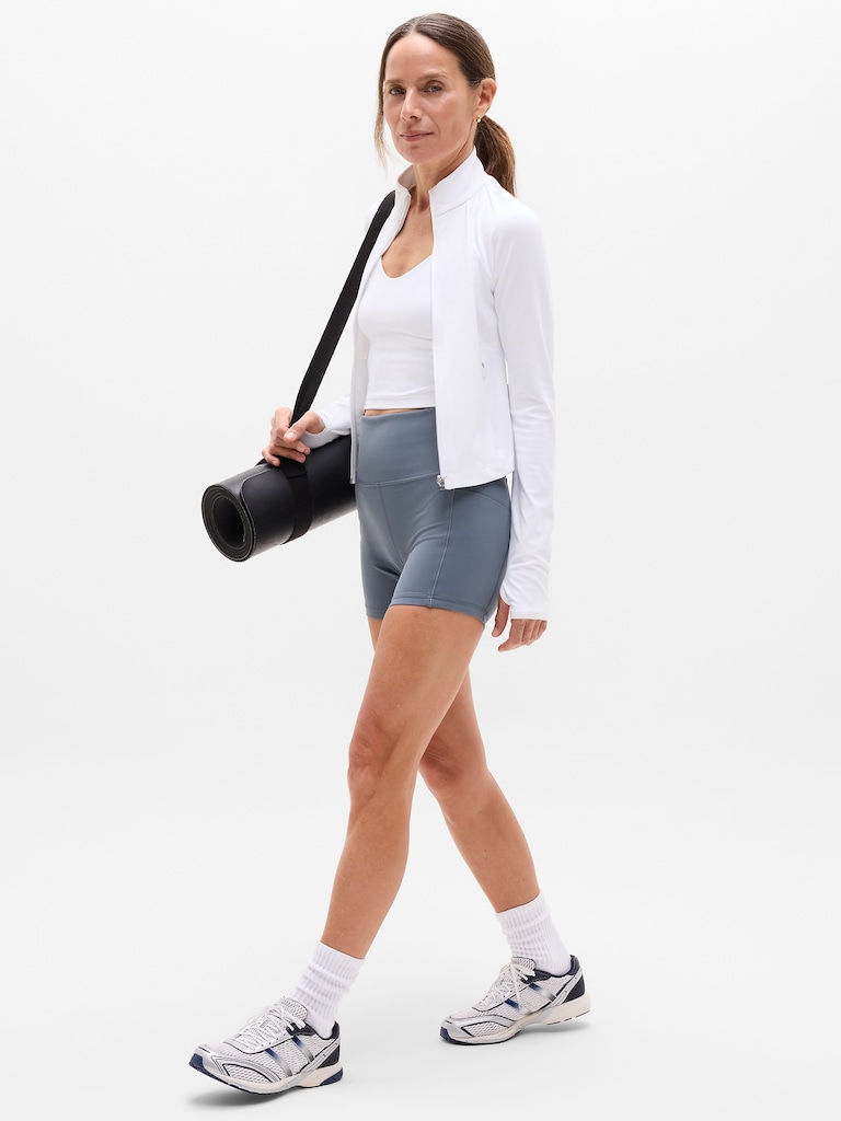 Salutation Stash High Rise 5" Short