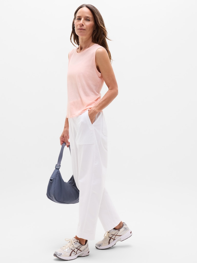 Getaway Linen Blend Muscle Tank