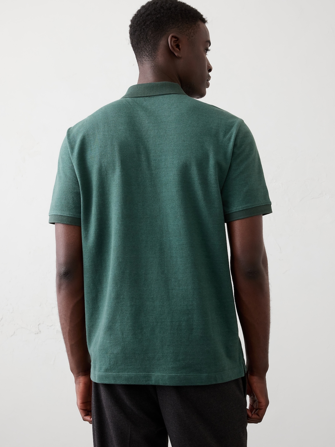 Standard-Fit Pique Polo