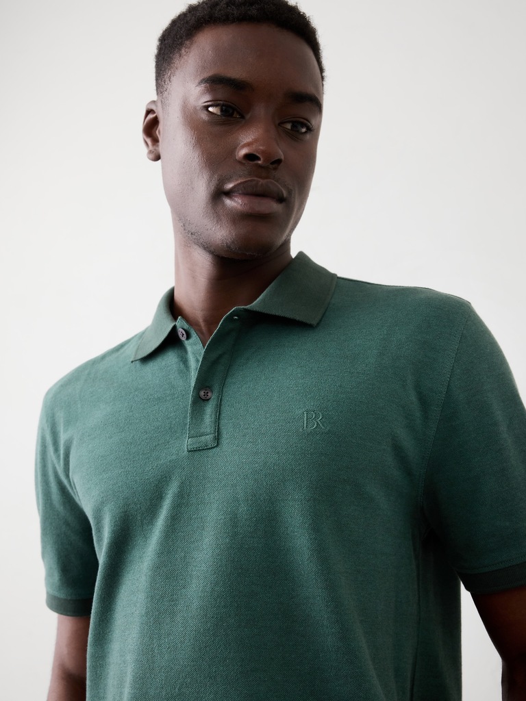 Standard-Fit Pique Polo