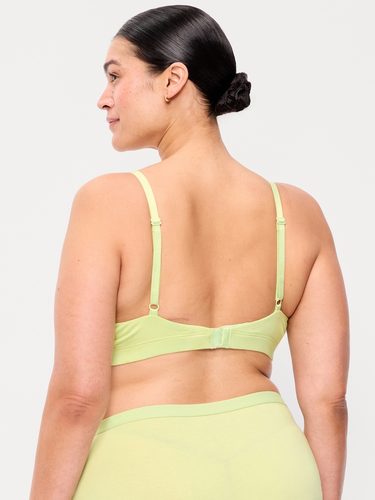 Everyday Cotton Triangle Bralette