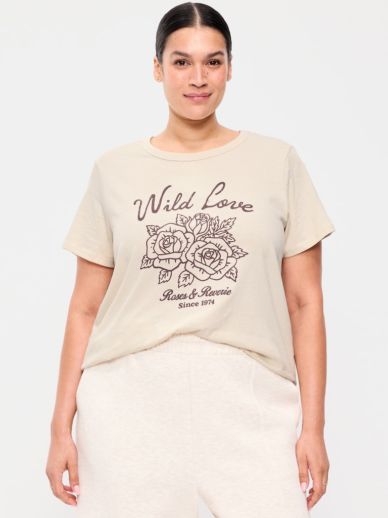 EveryWear Crew-Neck Graphic T-Shirt