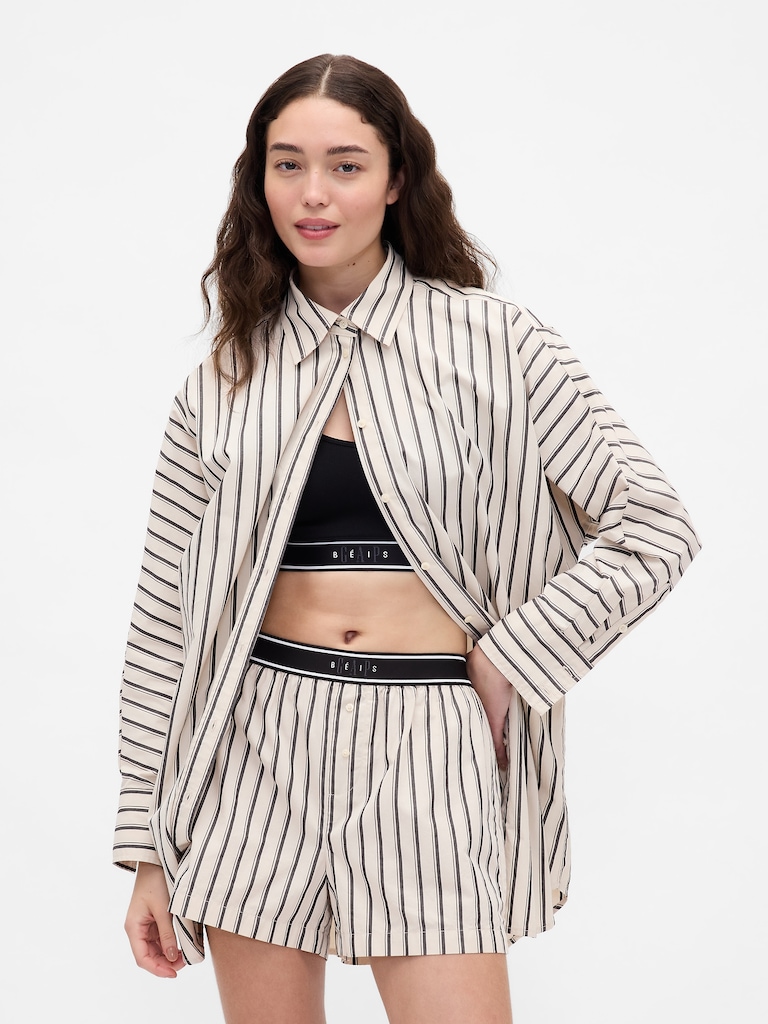 Gap × BÉIS Poplin Dolman Big Shirt