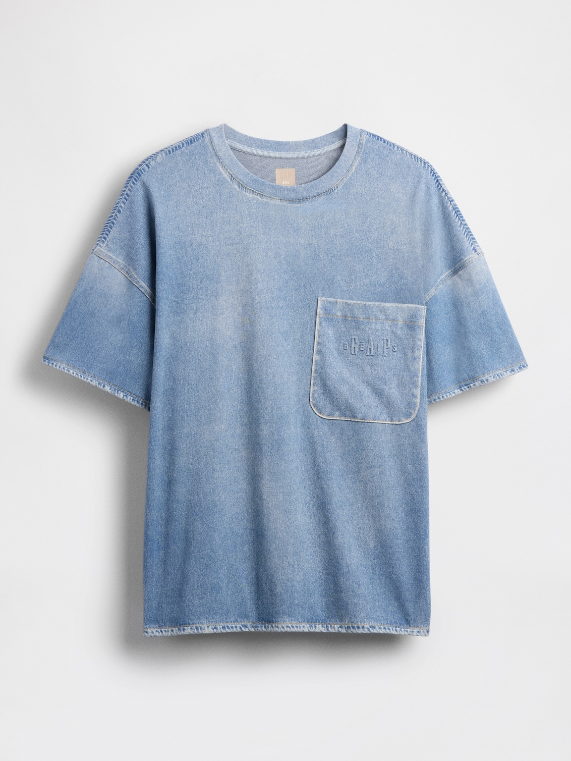 Gap × BÉIS Adult Knit Denim Pocket T-Shirt