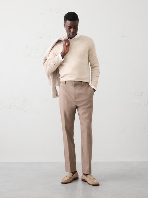 slim fit dress slacks Red Cotton Dress Pants