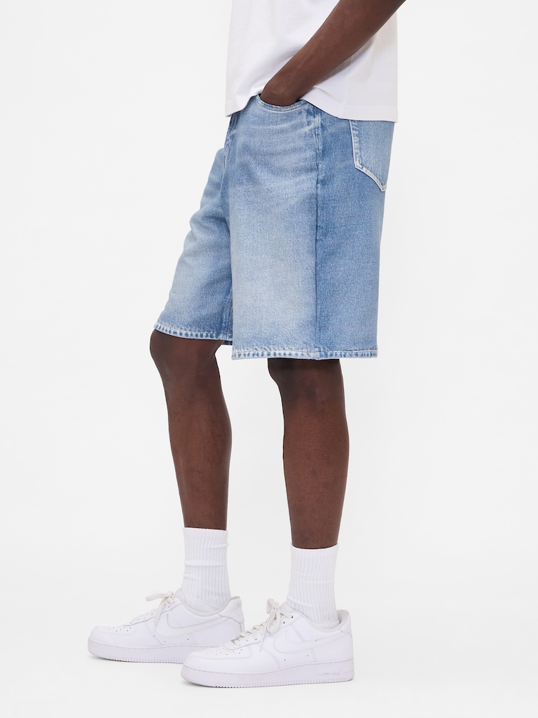 Gap × BÉIS Adult Knit Denim Baggy Shorts