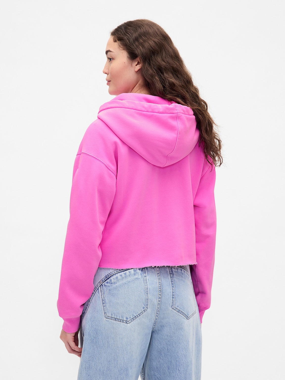 Gap × BÉIS Oversized Crop Hoodie