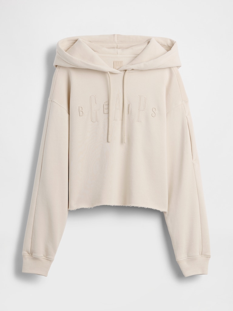 Gap × BÉIS Oversized Crop Hoodie