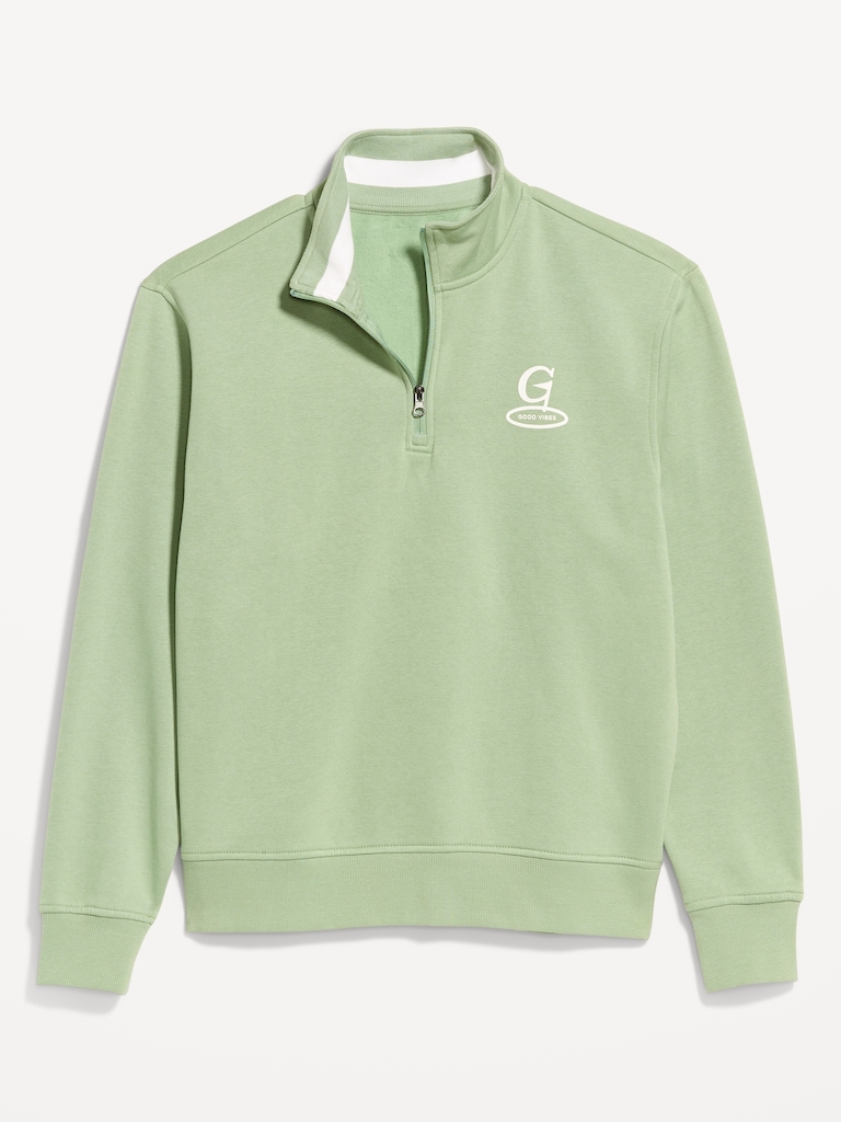 Rotation Fleece Graphic Quarter Zip