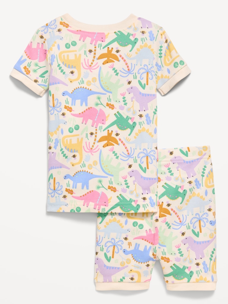 Printed Snug-Fit Pajama Set for Toddler & Baby