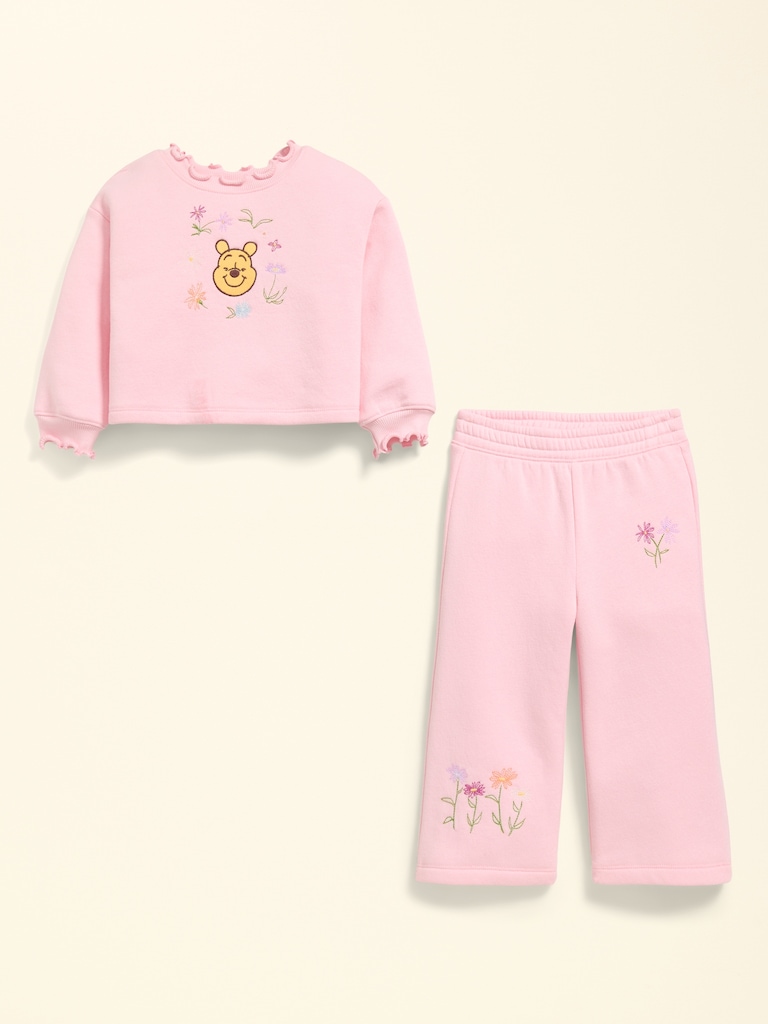 Old Navy x Disney Winnie the Pooh Sweatshirt and Sweatpants Set for Toddler Girls