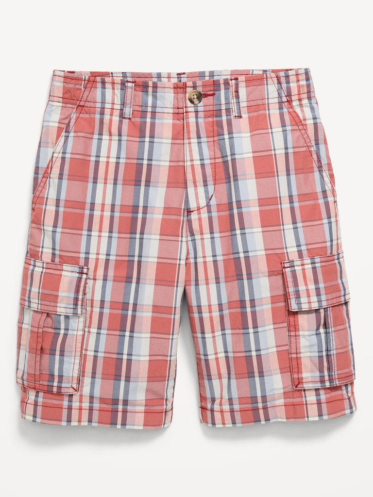 Knee Length Baggy Ripstop Cargo Shorts for Boys