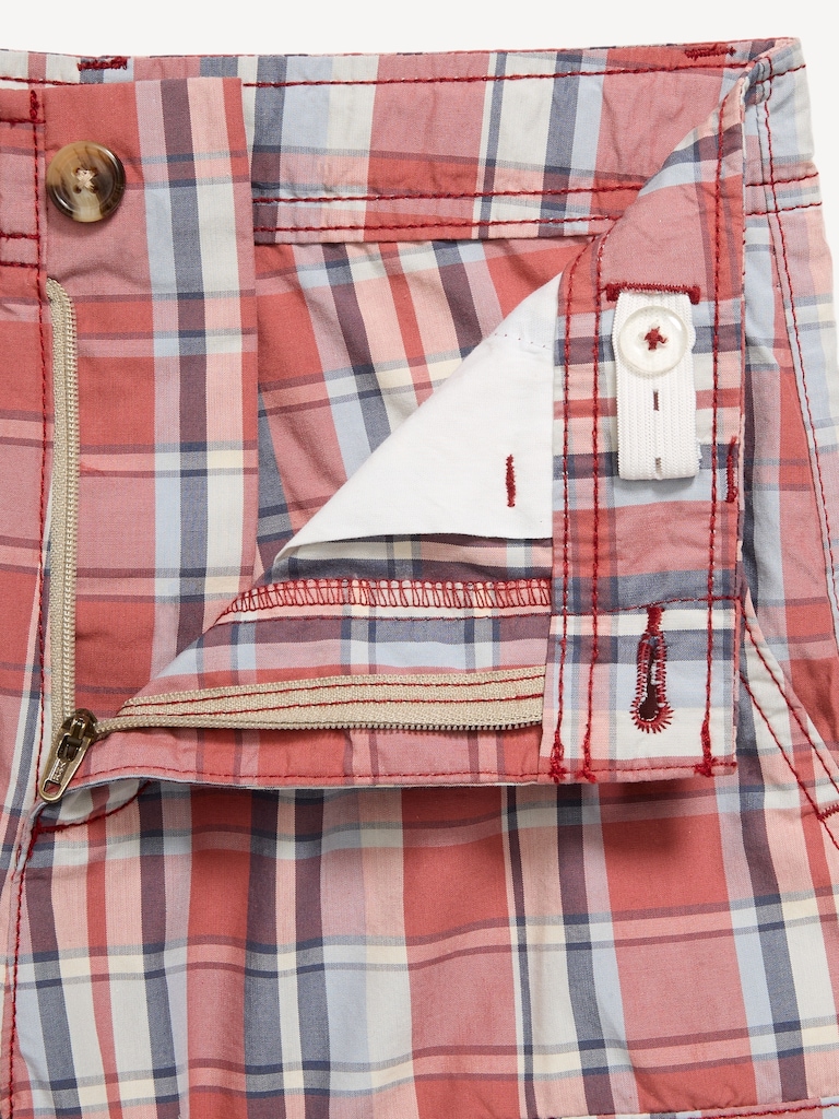 Knee Length Baggy Ripstop Cargo Shorts for Boys