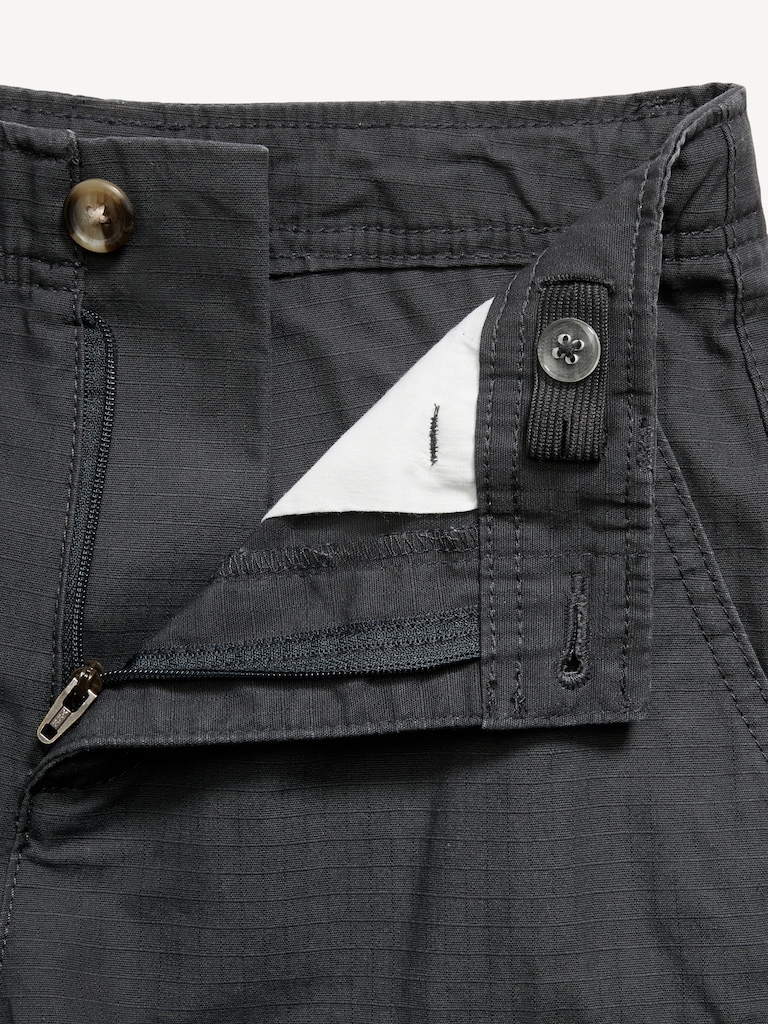 Knee Length Baggy Ripstop Cargo Shorts for Boys