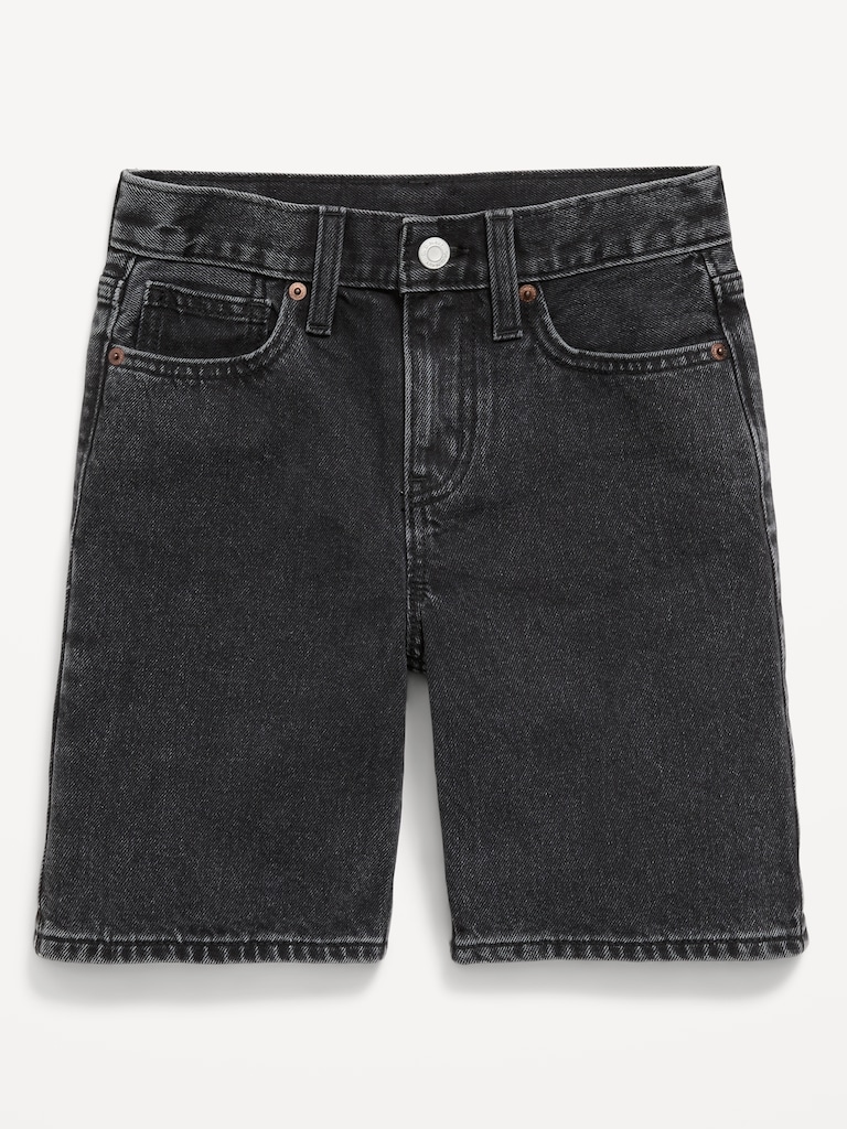 Knee Length Baggy Jean Shorts for Boys