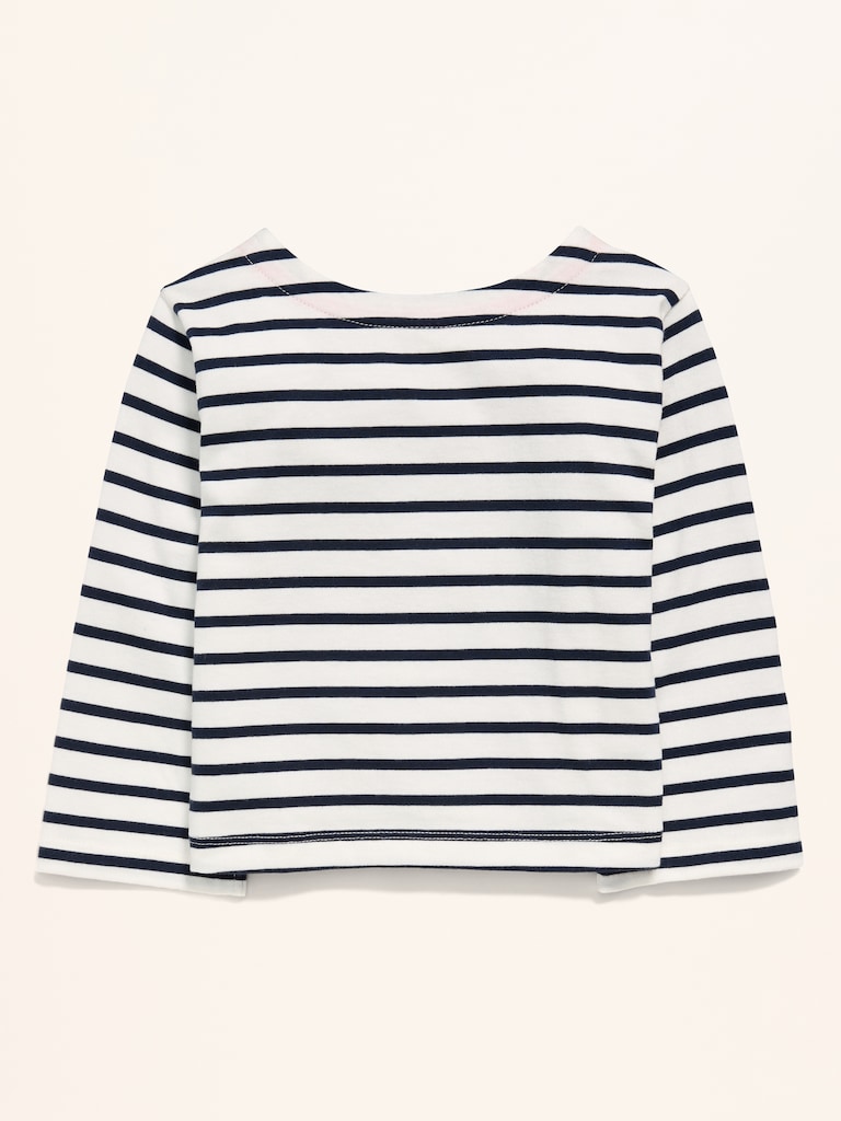 Old Navy x Disney Mickey Mouse & Minnie Mouse Boxy Boat-Neck T-Shirt for Toddler Girls