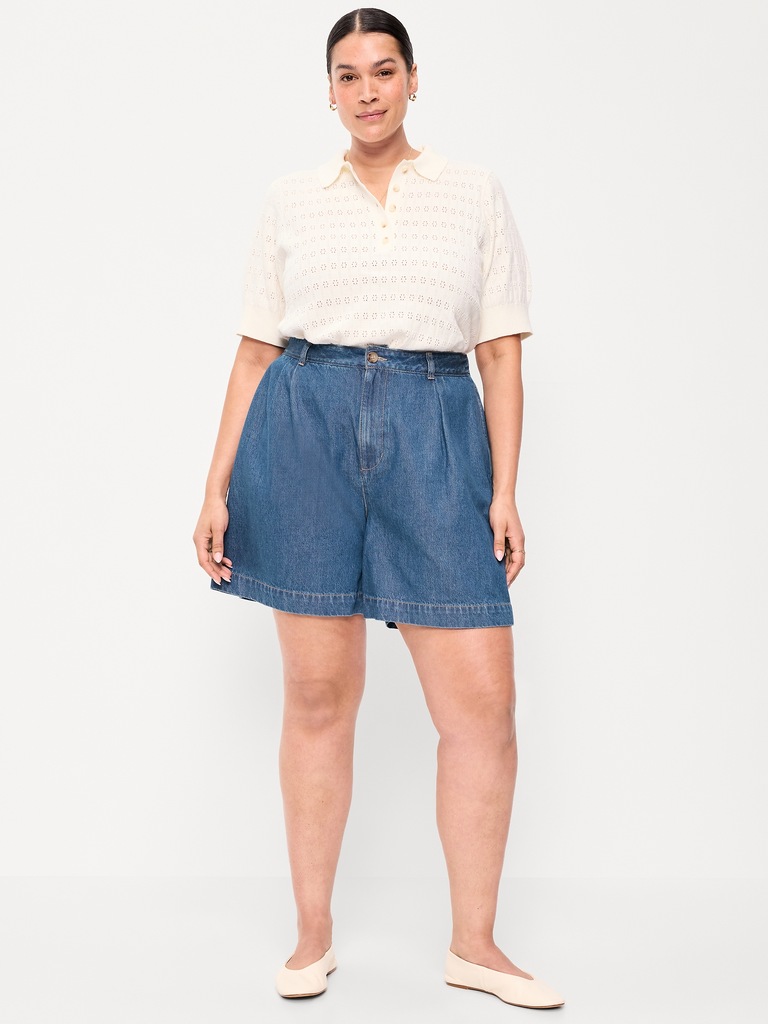 High-Waisted OGC Chino Shorts -- 6-inch inseam