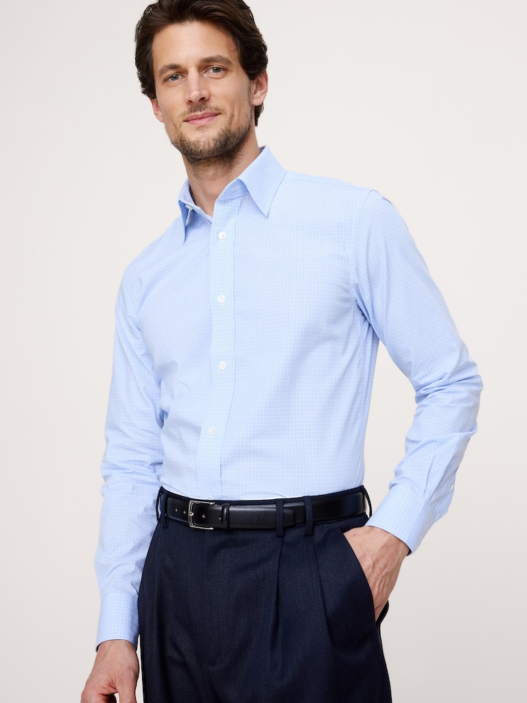 Slim-Fit Wrinkle-Resistant Dress Shirt