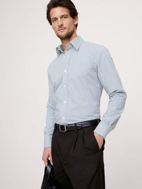 Men's Green Dress Shirts | Banana Republic