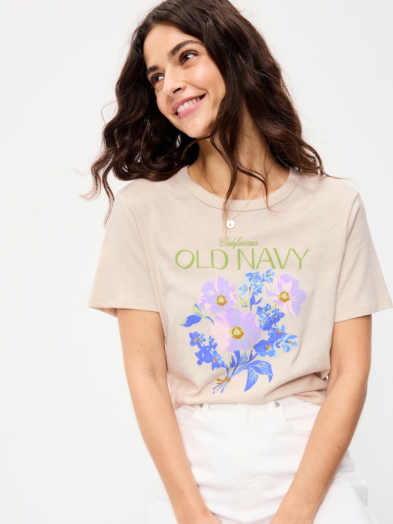 EveryWear Crew-Neck Logo-Graphic T-Shirt