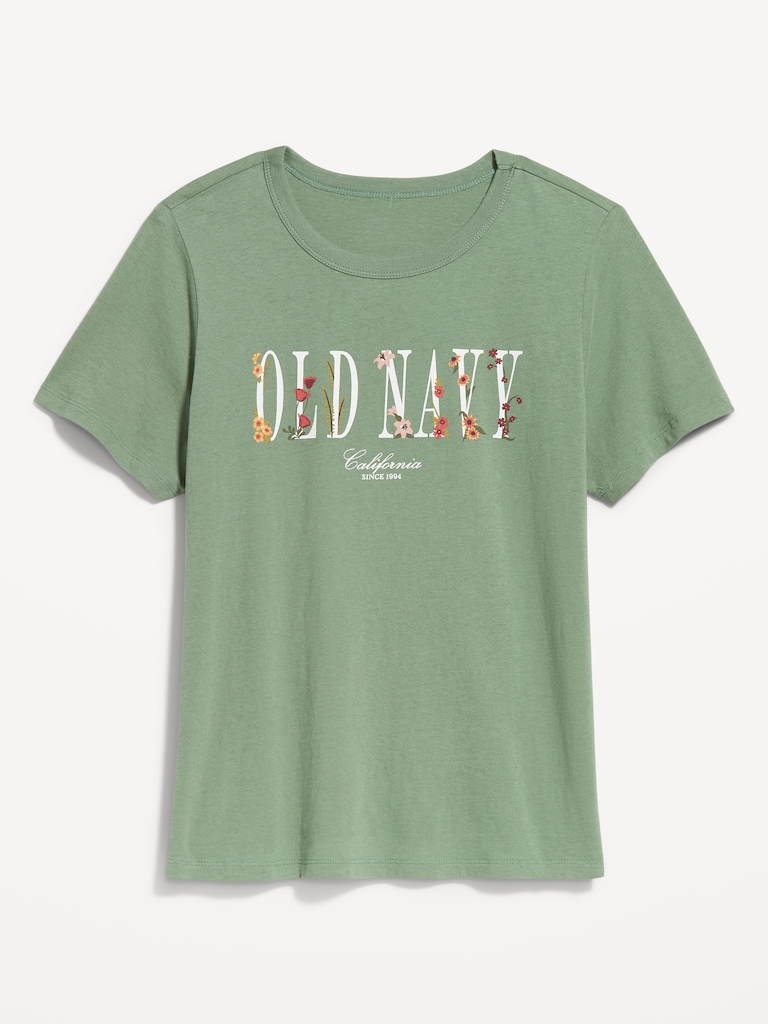 Crew-Neck Logo-Graphic T-Shirt