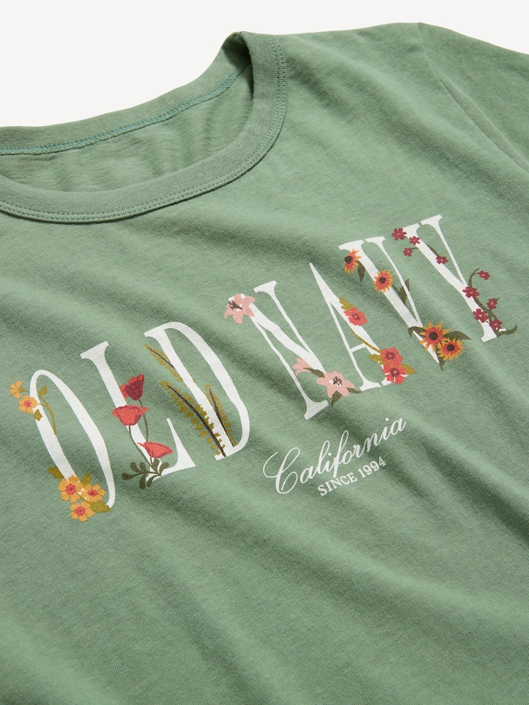 Crew-Neck Logo-Graphic T-Shirt