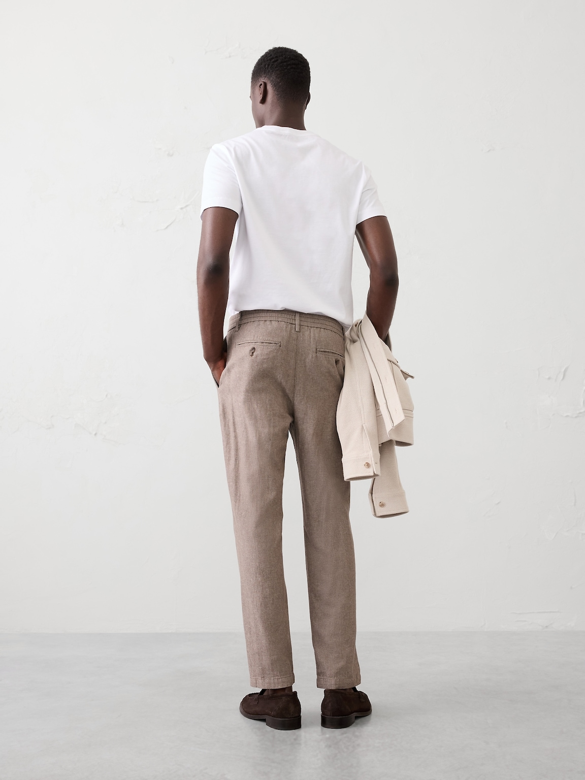 Linen-Blend Pant