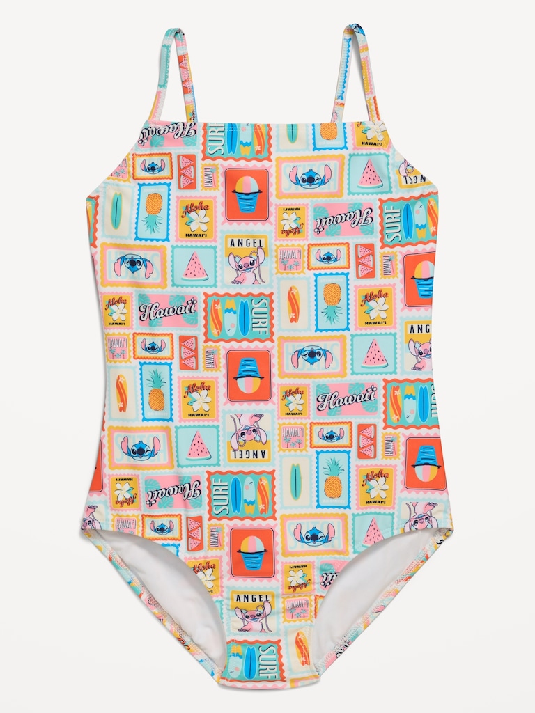 Disney© Stitch Back Cutout One-Piece Swimsuit for Girls