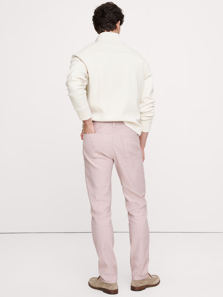 Slim Linen-Cotton Traveler Pant