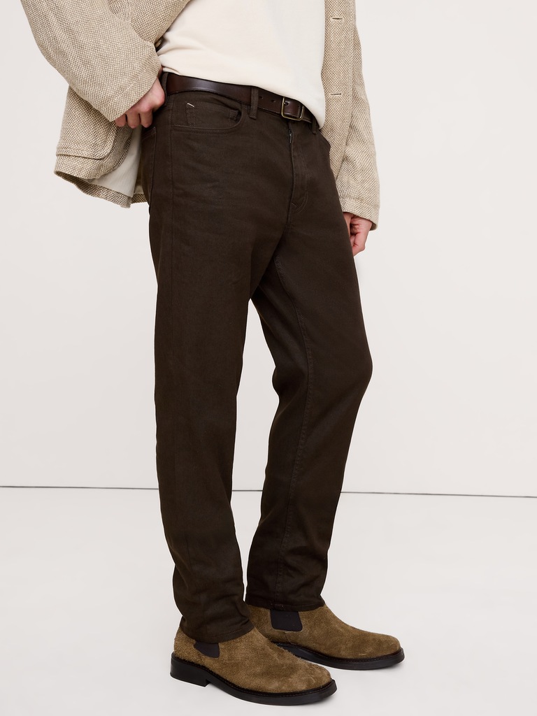 Slim Linen-Cotton Traveler Pant