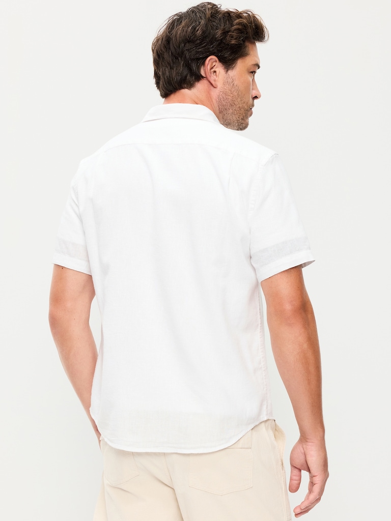 Classic Fit Everyday Linen-Blend Shirt