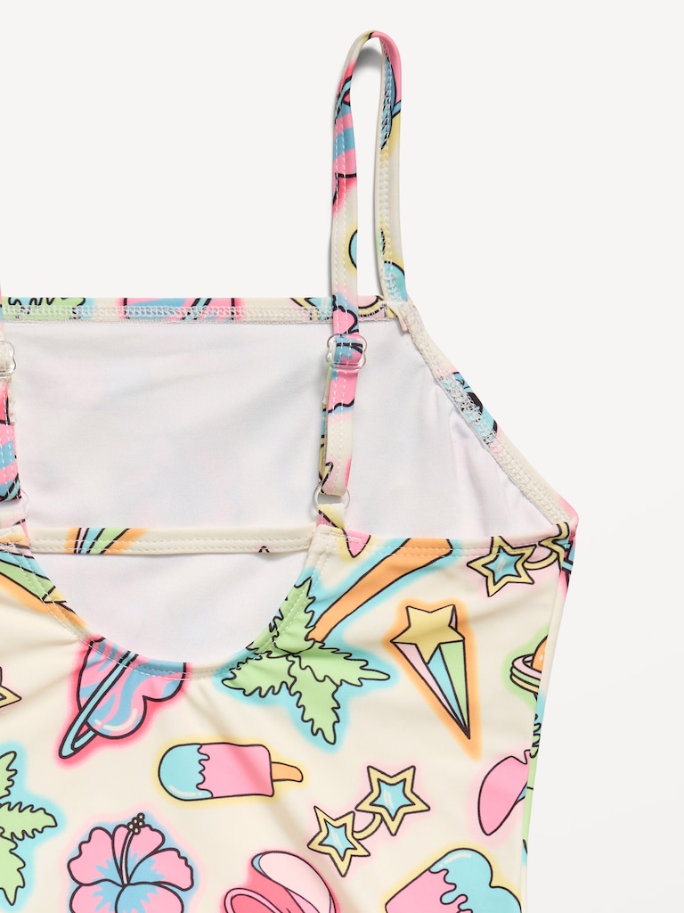 Disney© Stitch Back Cutout One-Piece Swimsuit for Girls