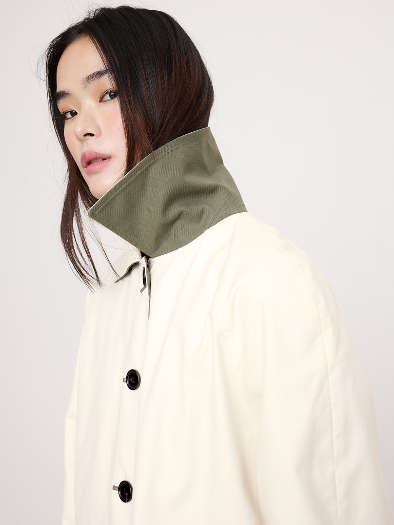 Short Reversible Cotton Car Coat