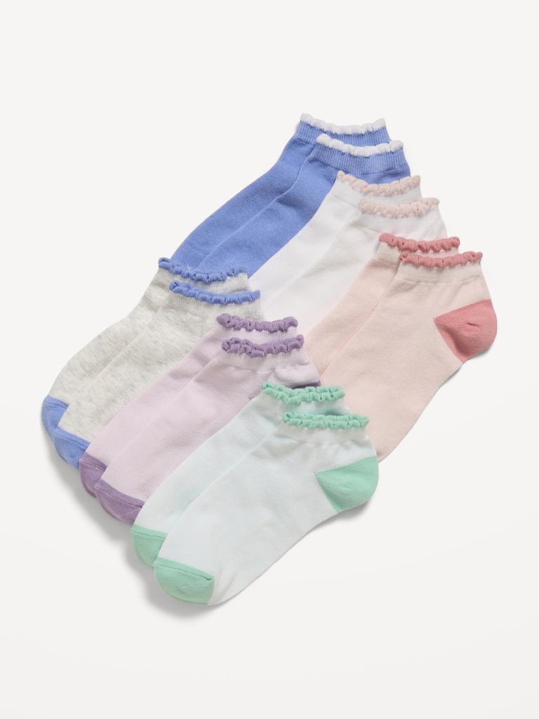 Ankle Socks 6-Pack for Girls