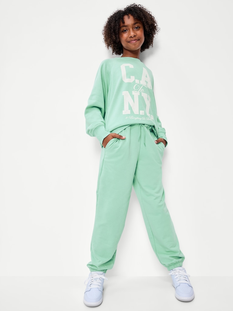 Favorite Fleece High-Waisted Jogger Sweatpants for Girls