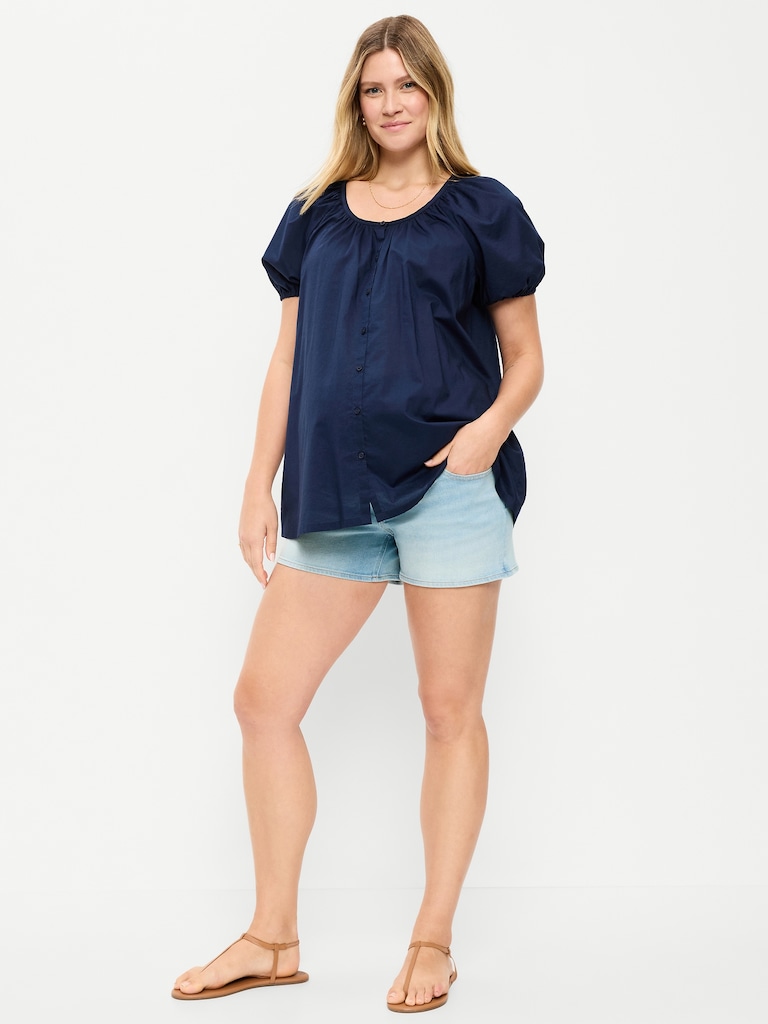 Maternity Full-Panel OG Short -- 4-inch inseam