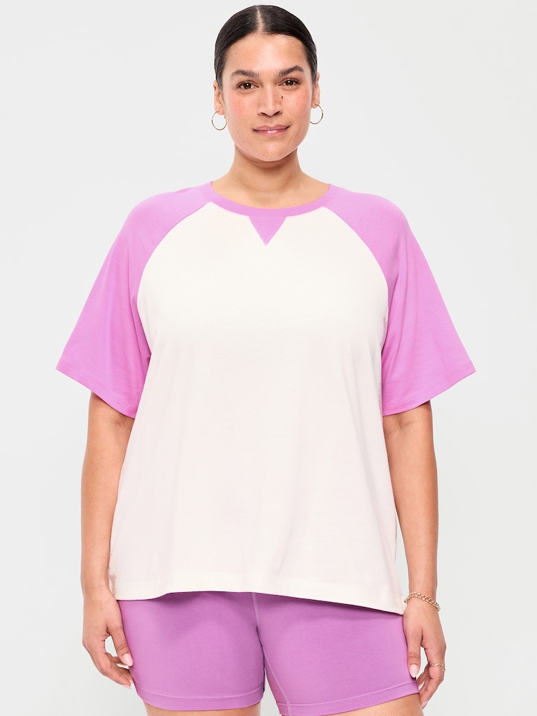 Vintage Crew-Neck Raglan T-Shirt