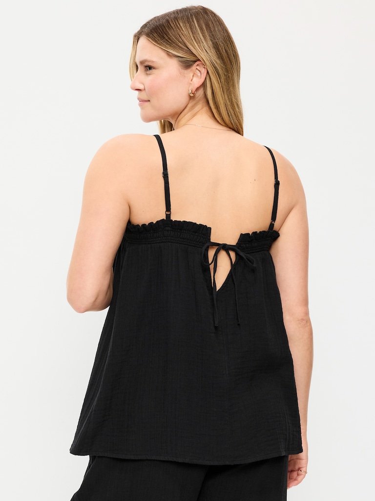 Maternity Smocked Tank Top