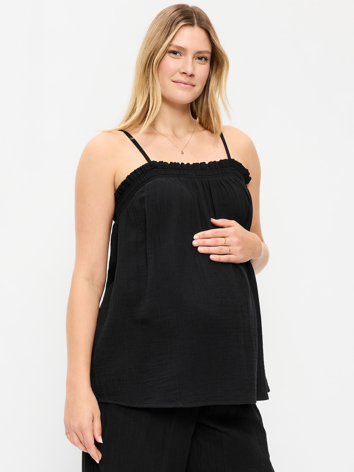 Old Navy Maternity Smocked Tank Top