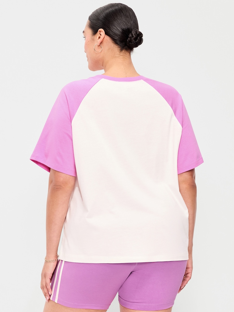 Vintage Crew-Neck Raglan T-Shirt