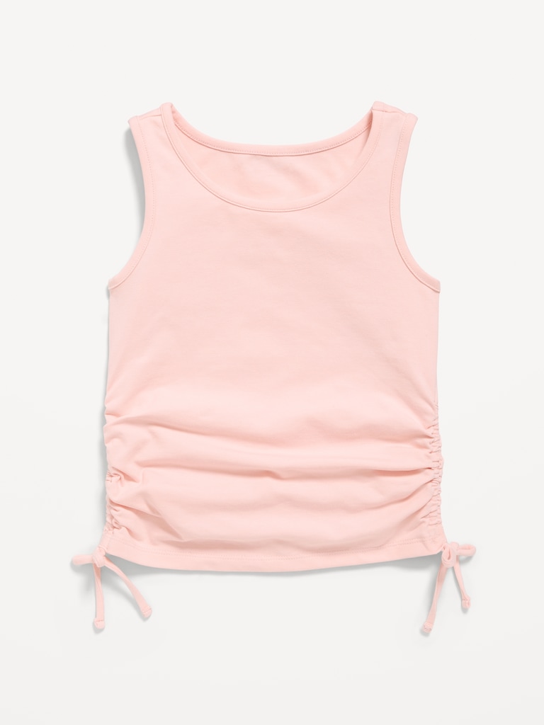 Side-Ruched Tank Top for Girls